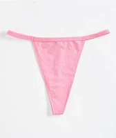 FB County Logo Pink Thong Underwear