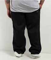 FB County Rhinestone Black Sweat Pants