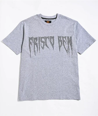 FB County Rhinestone Heavyweight Grey T-Shirt