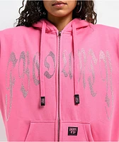 FB County Rhinestone Pink Hoodie