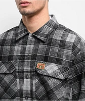 FB County Super Heavyweight Wool Black & Grey Flannel Shirt