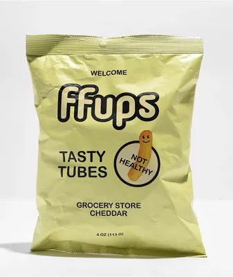 FFUPS Grocery Store Cheddar Tasty Tubes Puff Snacks