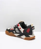 FILA Caged Mixed Media Gardenia & Black Shoes