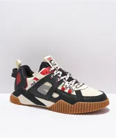 FILA Caged Mixed Media Gardenia & Black Shoes