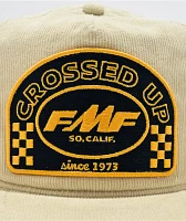 FMF Crossed Up Cream Corduroy Snapback Hat