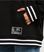 FUBU Chenille Logo Black Hoodie