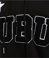 FUBU Chenille Logo Black Hoodie