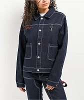 FUBU Classic Dark Blue Denim Jacket