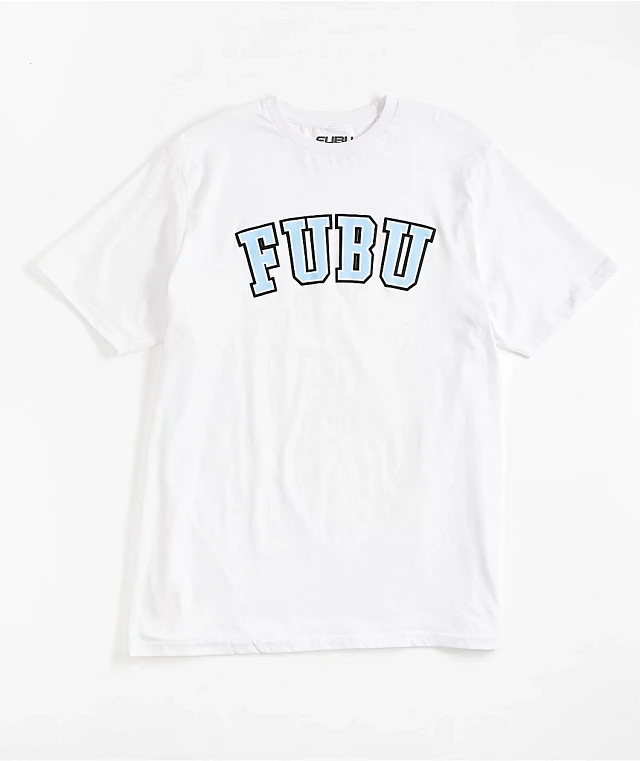 Débardeur Blanc FUBU - Taille 36 (US 8) - Neuf Avec étiquettes - Col Rond Femme