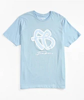 FUBU Cursive Sky Blue T-Shirt