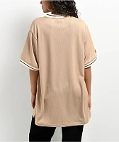 FUBU Glossy Logo Sand Mesh Jersey