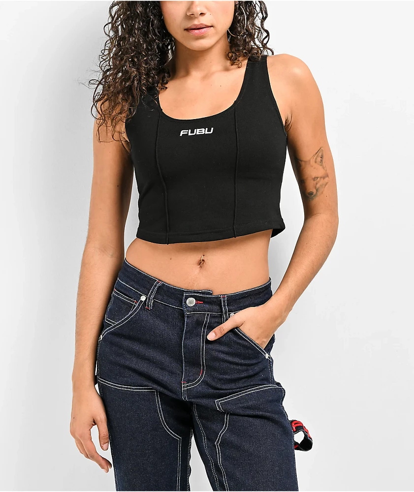 FUBU Knit Black Tank Top