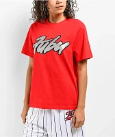 FUBU Reflection Script Red T-Shirt