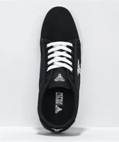 Fallen Bomber Black & White Skate Shoes