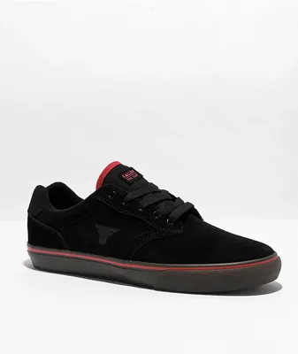 Fallen The Goat Black & Red Skate Shoes