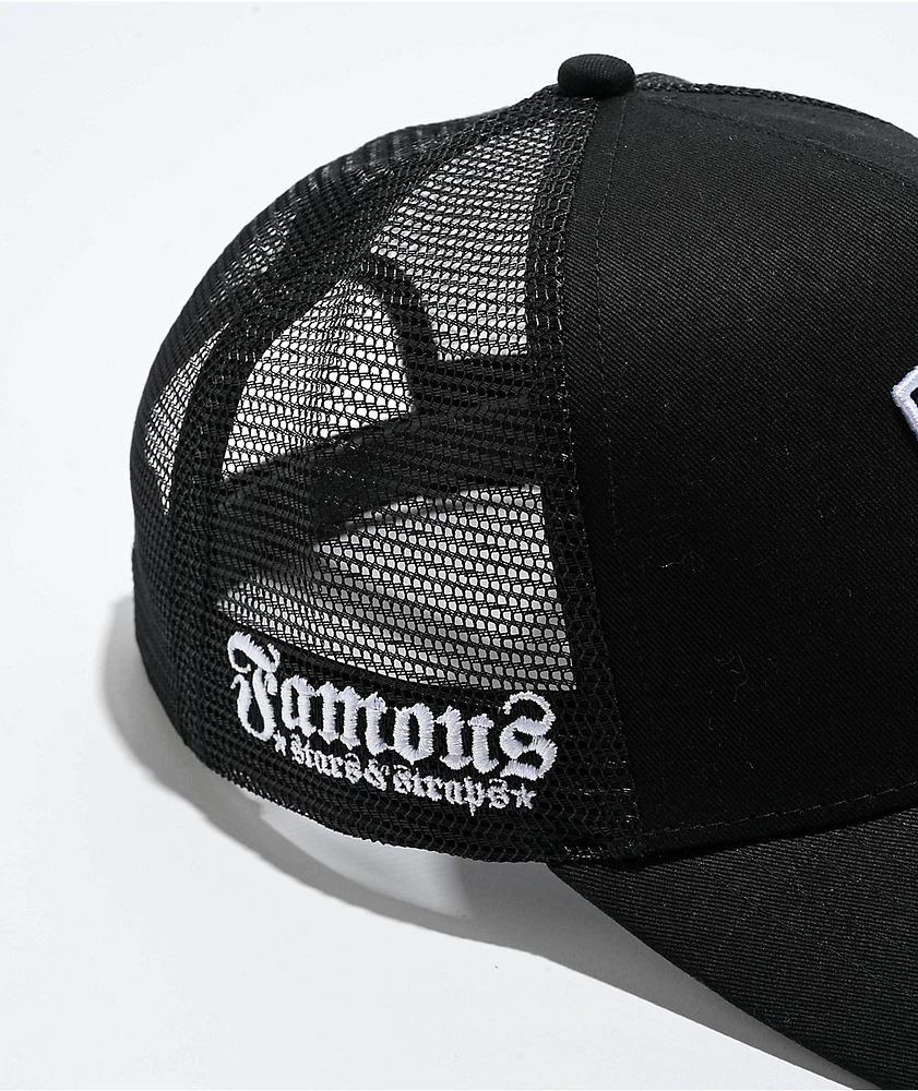 Famous Stars & Straps BOH Black Trucker Hat