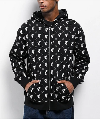 Famous Stars & Straps BOH Black Zip Hoodie