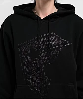 Famous Stars & Straps BOH Rhinestone Black Hoodie