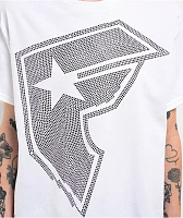 Famous Stars & Straps BOH Rhinestone White T-Shirt