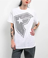 Famous Stars & Straps BOH Rhinestone White T-Shirt