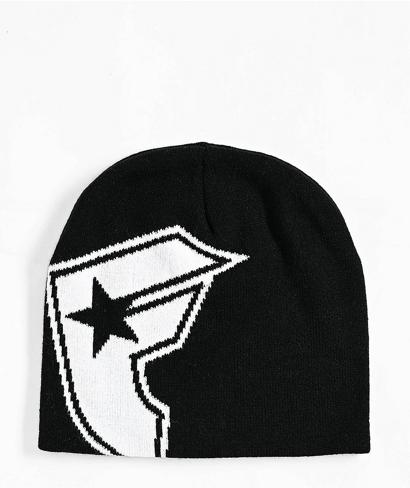 Famous Stars & Straps BOH Skully Black & White Beanie