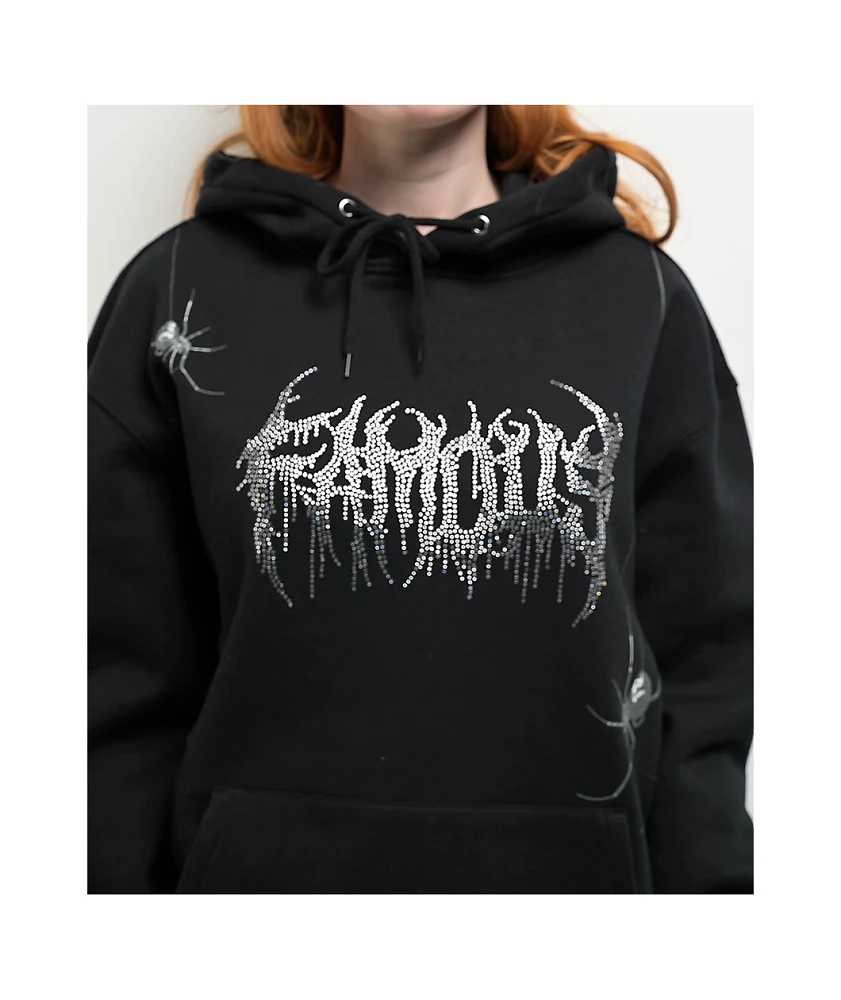 Famous Stars & Straps Black Widow Hoodie