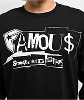 Famous Stars & Straps Cut And Paste Black Long Sleeve T-Shirt