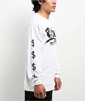 Famous Stars & Straps Cut And Paste White Long Sleeve T-Shirt