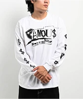 Famous Stars & Straps Cut And Paste White Long Sleeve T-Shirt