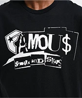 Famous Stars & Straps Cut N Paste Black T-Shirt