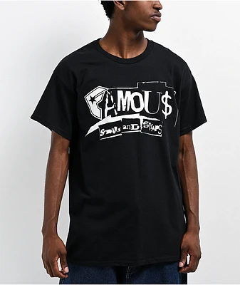 Famous Stars & Straps Cut N Paste Black T-Shirt