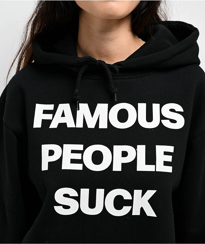 Famous Stars & Straps Famous People Suck Black Hoodie