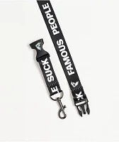 Famous Stars & Straps Famous People Suck Black Lanyard