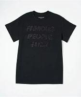 Famous Stars & Straps Famous People Suck Black T-Shirt