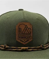 Findlay Crown Point Olive Snapback Hat