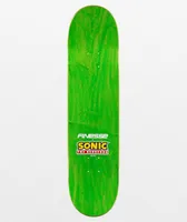 Finesse x Sonic the Hedgehog Red Rings 8.0" Skateboard Deck