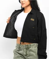 Fivestar General Service Black Crop Work Jacket