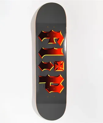 Flip Team HKD Inferno Grey 8.25" Skateboard Deck