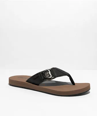 Flojos Estilier Lite Black Camo & Tan Sandals