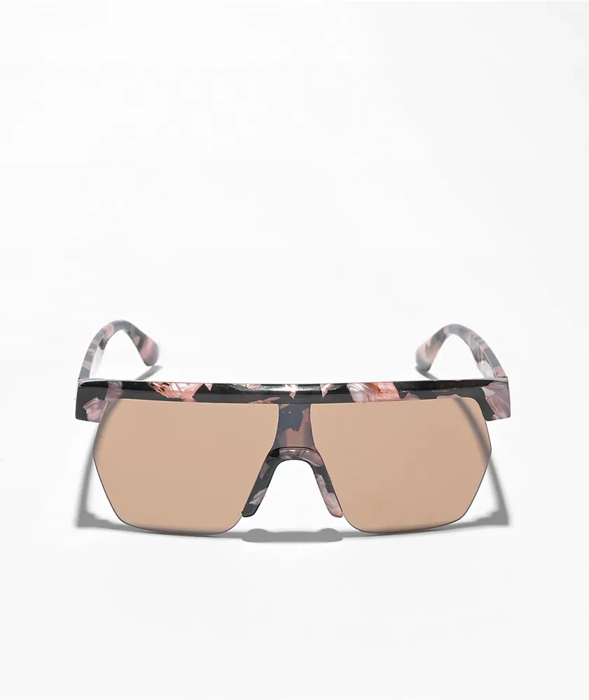 Floral Shield Sunglasses