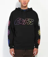 Floristry Studios Flowers Black Hoodie