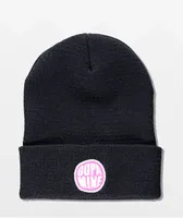 Floristry Studios Full Spec Dopamine Black Beanie