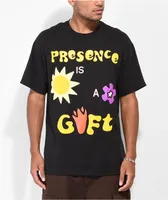 Floristry Studios Presence Black T-Shirt