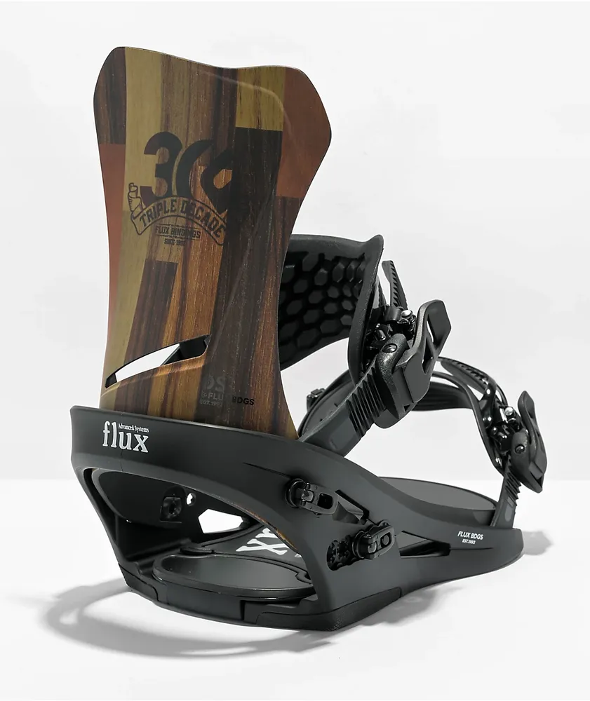 Flux DS Team Wood Snowboard Bindings 2023