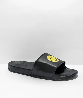 Flying Coffin GFY Black Slide Sandals