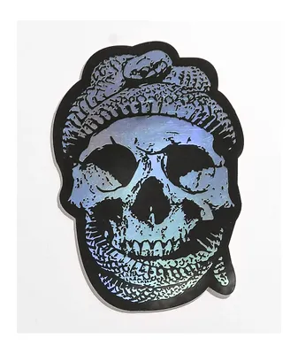 Flying Coffin Snake Skull Sticker