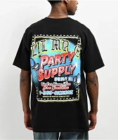 Foos Gone While Party Supply Black T-Shirt