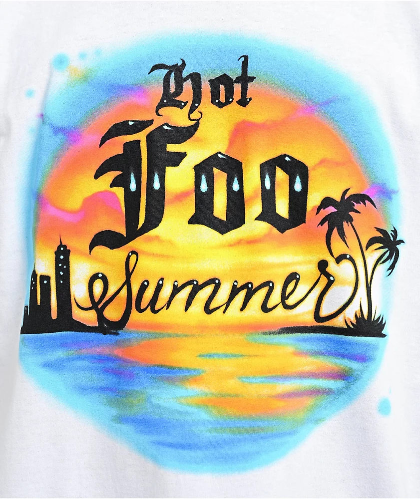 Foos Gone Wild Hot Foo Summer White T-Shirt