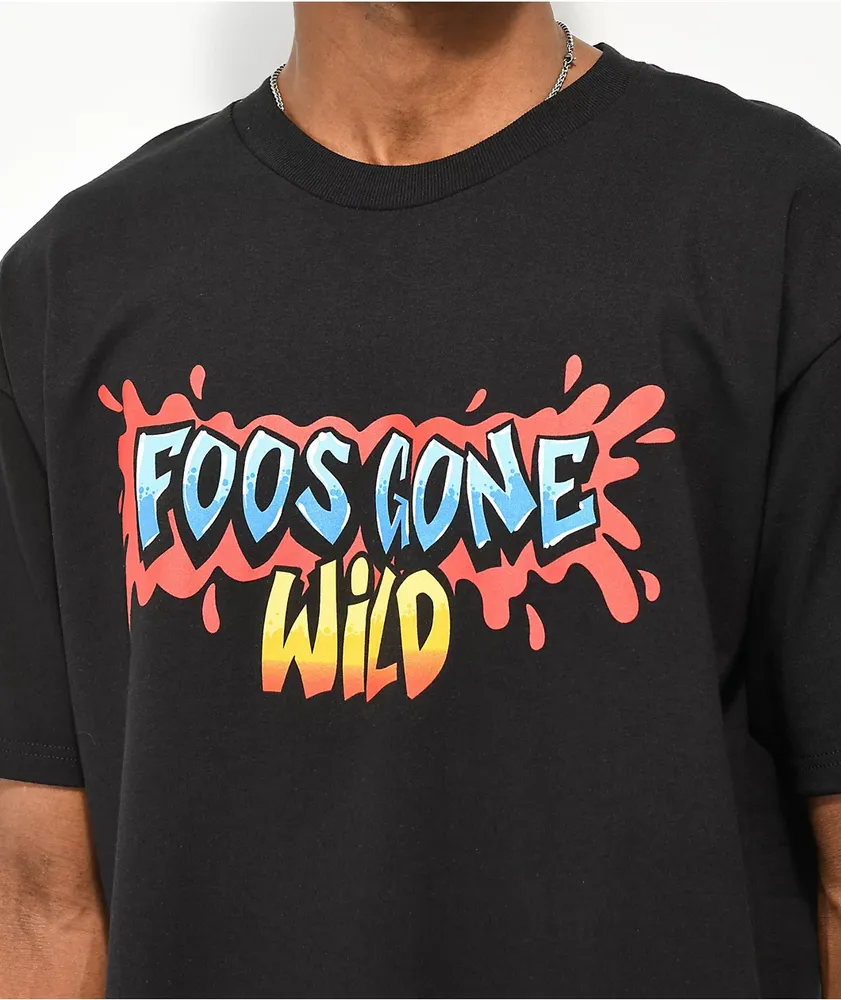 Foos Gone Wild Logo Black T-Shirt