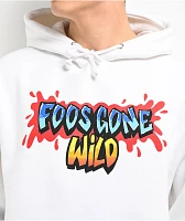 Foos Gone Wild Logo White Hoodie